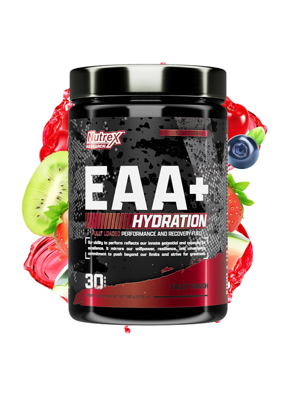 Nutrex Research EAA+ Hydration, 390gm, Fruit Punch