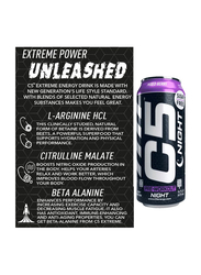 C5 Pre-Workout Night Caffiene Free Energy Drink, 473ml, 12 Piece, Mixed Berry