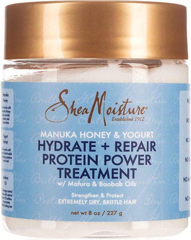 

Shea Moisture Manuka Honey And Yogurt Hydrate Plus Repair Protein Power Treatment for Dry Hair, 227gm