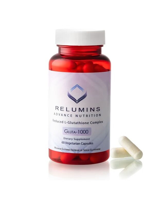 

Relumins Advance Nutrition Reduced l Glutathione Complex Gluta 1000 Skin Whitening Dietary Supplement, 60 Capsules