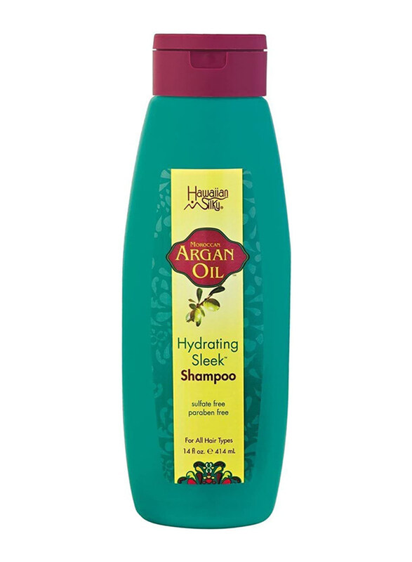 

Hawaiian Silky Argan Oil Hydrating Sleek Shampoo, 14 oz