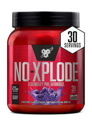 BSN No-Xplode Legendary Pre-Workout Supplement, 30 Servings, Grape