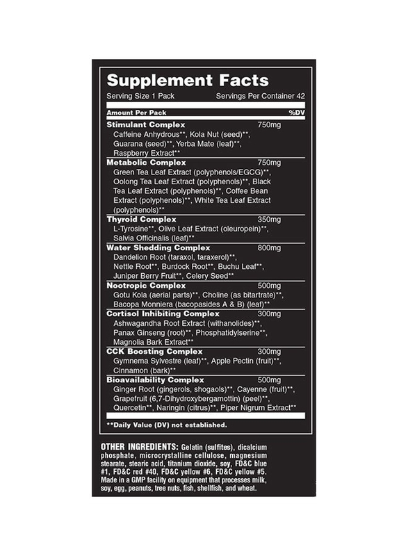 Animal Cuts Comprehensive Cutting Dietary Supplement, 42 Packs