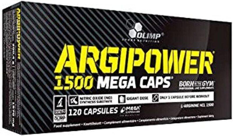 

Olimp Sport Nutrition Argi Power Mega Capsules, 120 Capsules, Unflavored