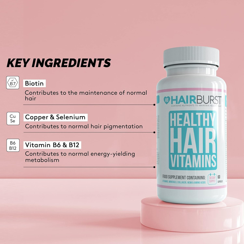 Hair Burst Health Hair Vitamins, 60 Capsules