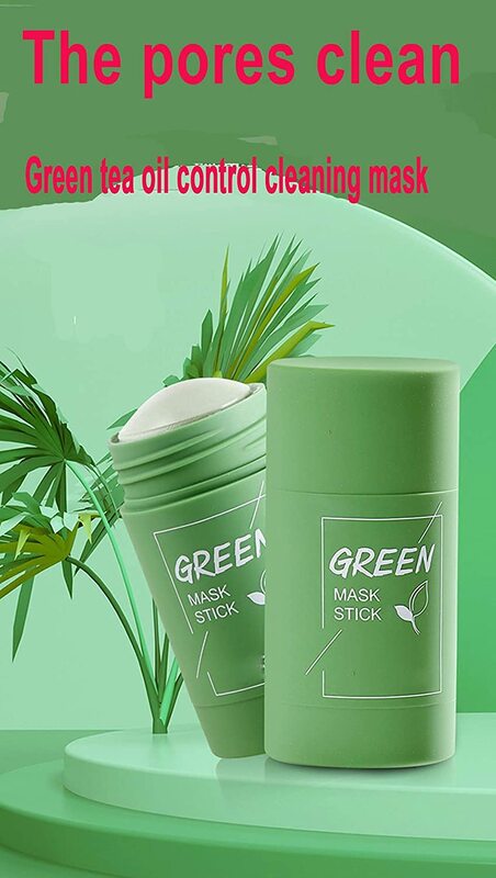 Ukkuer Green Tea Purifying Clay Mask Stick, 2 Pieces5