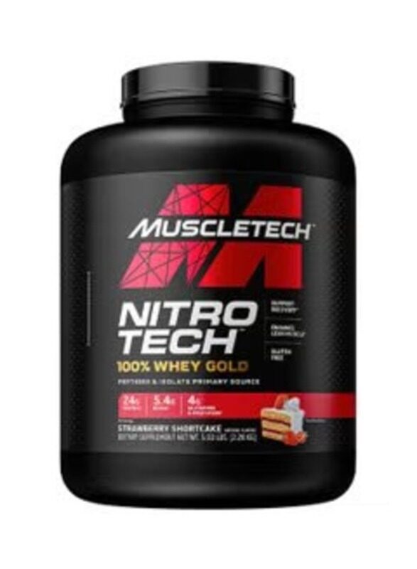 

Muscletech Nitro Tech Whey Gold Protein, 2.28 KG, Strawberry