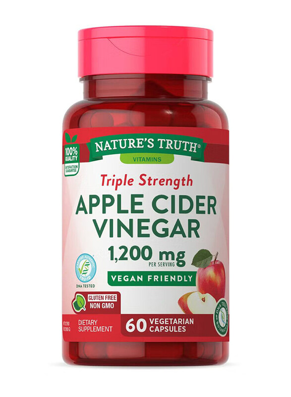 

Nature's Truth Apple Cider Vinegar Gummies, 1200mg, 60 Capsules