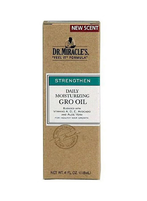 

Dr. Miracle's Daily Moisturizing Gro Oil for All Type Hair, 118ml