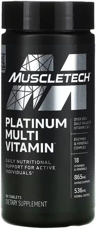 

MuscleTech Platinum Multivitamin, 90 Tablets