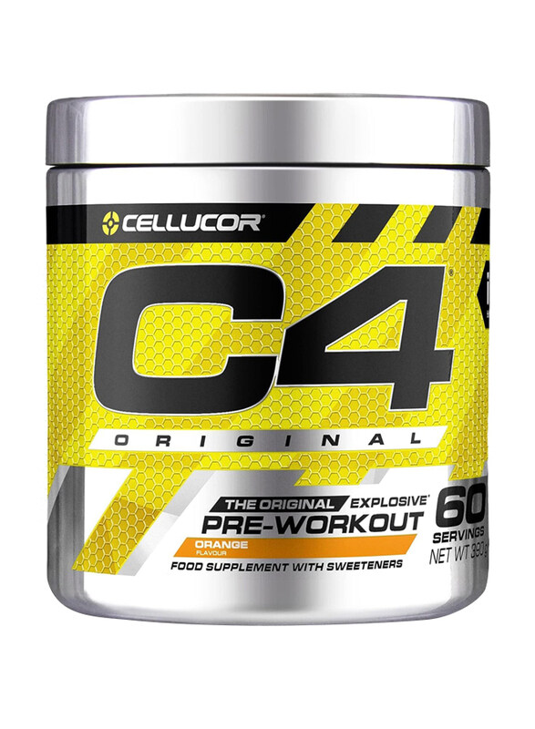 

Cellucor C4 Original Beta Alanine Sports Nutrition Bulk Pre Workout Powder, 60 Servings, 390gm, Orange Burst