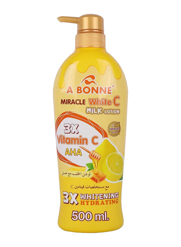 

A Bonne 3x Vitamin C AHA Miracle White Milk Lotion, 500ml