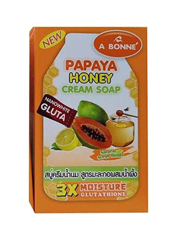

A Bonne Papaya Flavour Soap, 90g