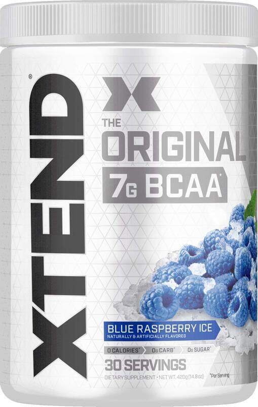 

Scivation Xtend Original 7g Bcaa Dietary Supplement, 30 Servings, 420g, Blue Raspberry Ice