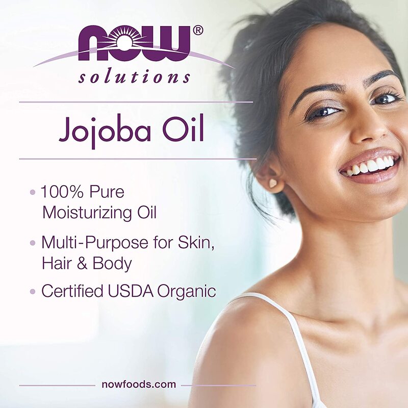 Now Solutions Organic Jojoba Oil, 4oz