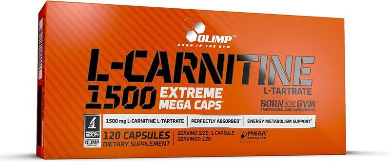

Olimp L-Carnitine 1500 Extreme Mega Capsules, 120 Capsules, Unflavored