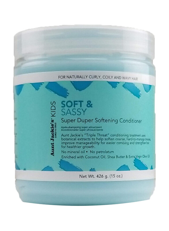 

Aunt Jackie's Girls Soft and Sassy Softening Conditioner for All Hair Types, 426g