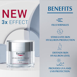 Eucerin Hyaluron Filler Anti-Aging Face Night Cream with Hyaluronic Acid, 50ml