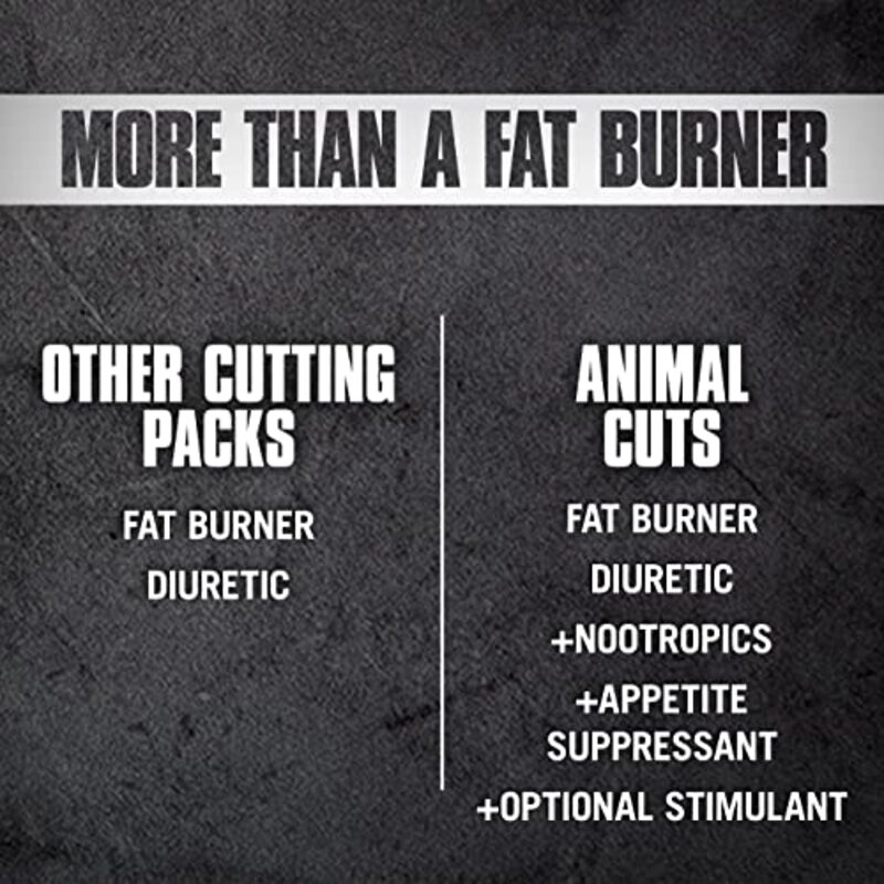 Universal Nutrition Animal Cuts All-in-one Complete Fat Burner, 42 Pack