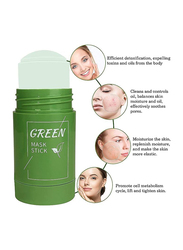 Mengsiqi Green Tea Purifying Clay Mask Stick, 2 x 40gm