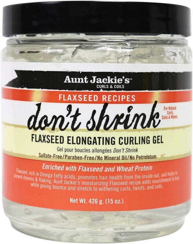 

Aunt Jackie's Don't Shrink Flaxseed Elongating Curling Gel, 426 gm