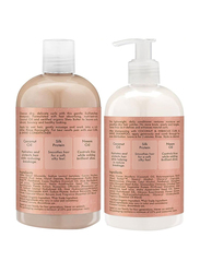 Shea Moisture Coconut & Hibiscus Curl & Shine Shampoo 384ml & Conditioner 384ml, Set