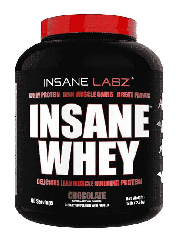 

Insane Labz Insane Whey Protein Powder, 2.3Kg, Chocolate