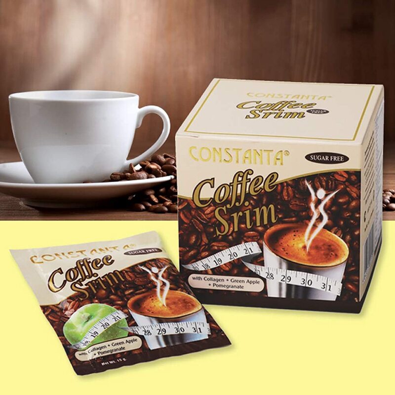 Constanta Sugar-Free Coffee Body Srim, Pack of 6 x 15gm