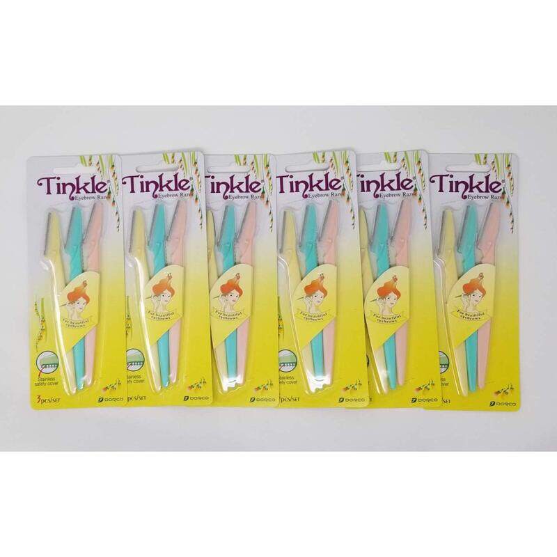 

Dorco Tinkle Eyebrow Razor Set, 18 Pieces