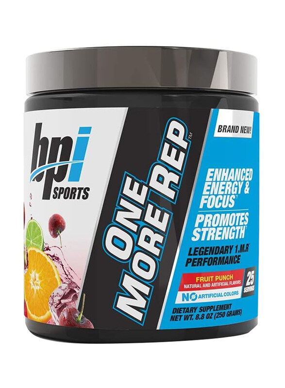 

BPI Sports One More Rep, 25 Servings, Fruit Punch