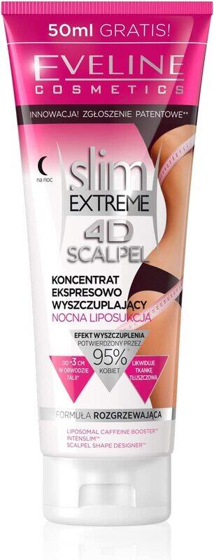 

Eveline Cosmetics Slim Extreme 4D Scalpel Express Slimming Concentrate Night Liposuction, 250ml