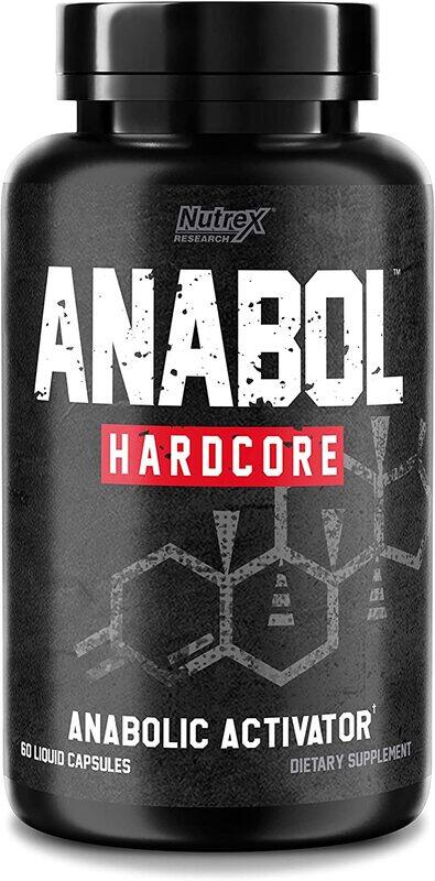 

Nutrex Research Nutrex Anabol Hardcore Anabolic Activator Dietary Supplement, 60 Capsules