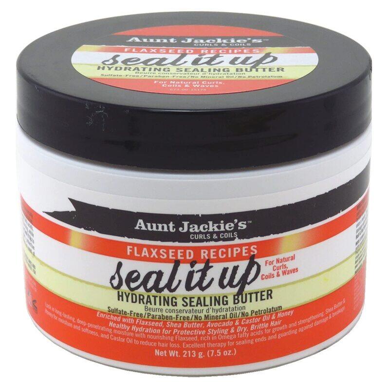 

Aunt Jackie's Seal It Up Hydrating Sealing Butter, 2 Pieces, 7.5 Oz