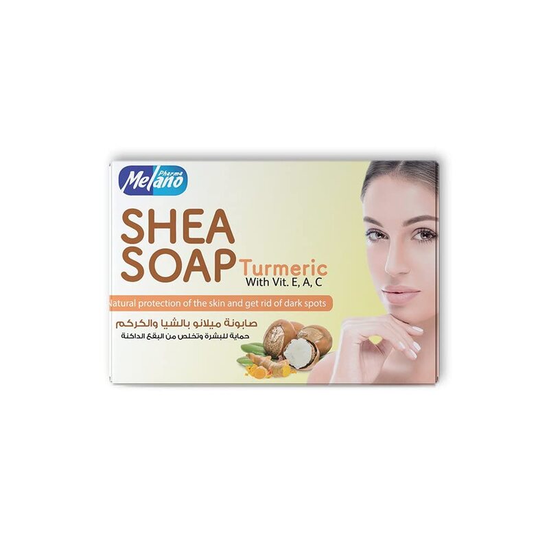 Melano Pharma Shea Turmeric Soap Bar, 100gm