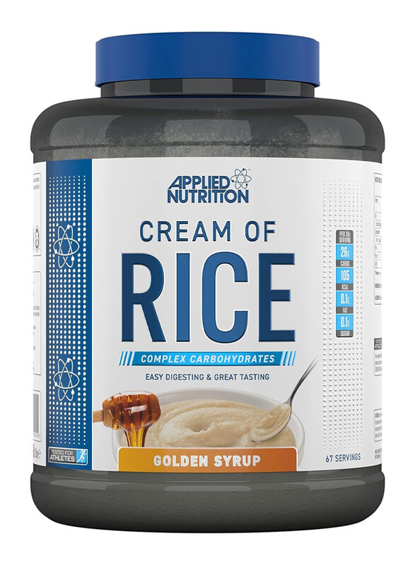 

Applied Nutrition Cream of Rice Supplement, 67 Serving, 2 Kg, Golden Syrup