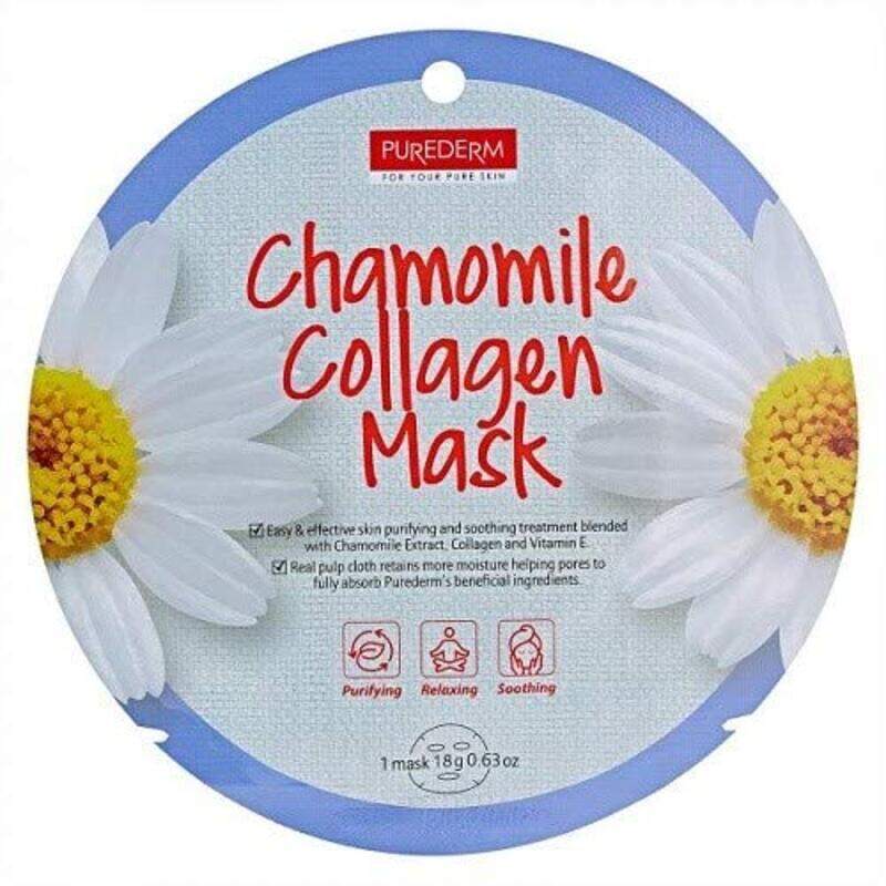 

Purederm Charmomile Collagen Mask, 18 gm