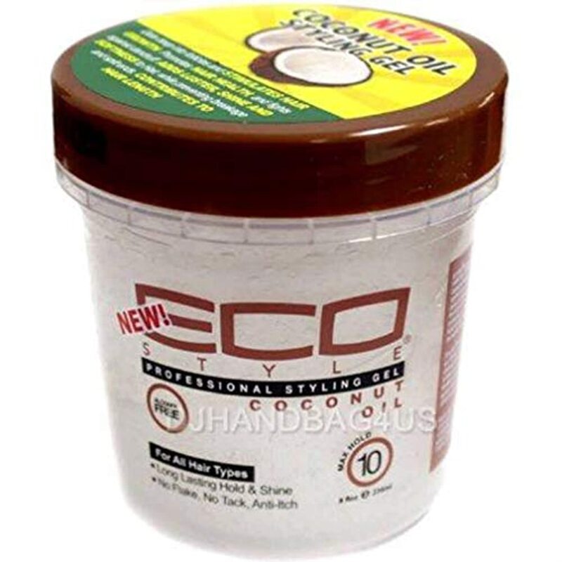 Eco Styler Professional Styling Gel, Coconut Oil, Max Hold, 8 Oz