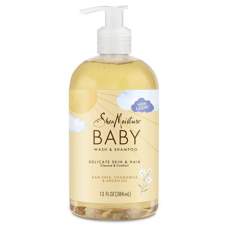 

Shea Moisture 384ml Raw Shea Chamomile and Argan Oil Head To Toe Shampoo for Baby