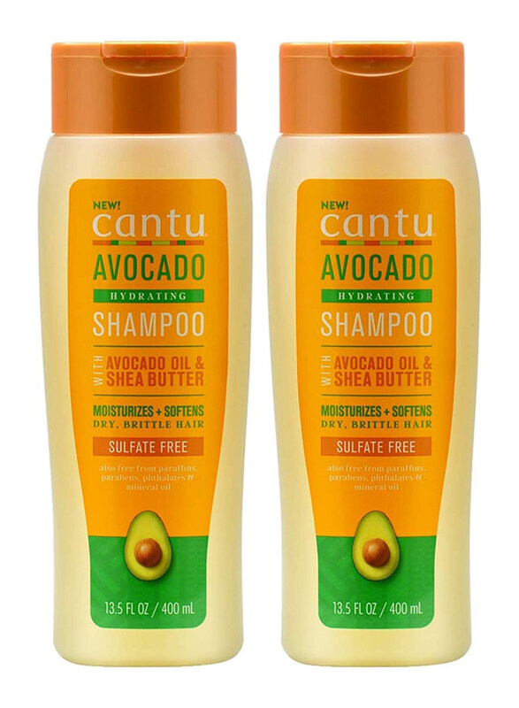 

Cantu Avocado Hydrating Sulfate Free Shampoo, 2 Pieces x 400ml