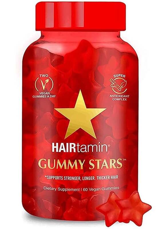 

Hairtamin Gummy Stars Hair Vitamin, 60 Gummies