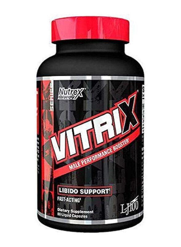 

Nutrex Research Vitrix Libido Support Dietary Supplement, 80 Capsules, Unflavored