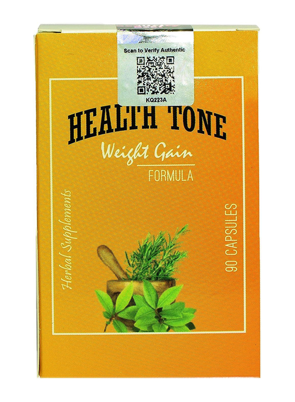 Health Tone Pure Herbal Weight Gain Capsules, 500mg, 90 Capsules