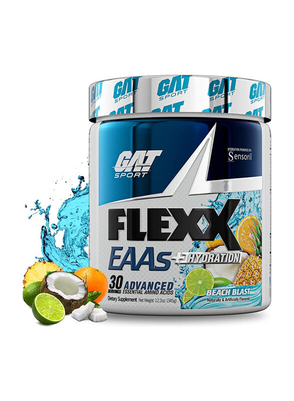 

GAT Sport Flexx EAAs Hydration Supplement, 30 Servings, Beach Blast