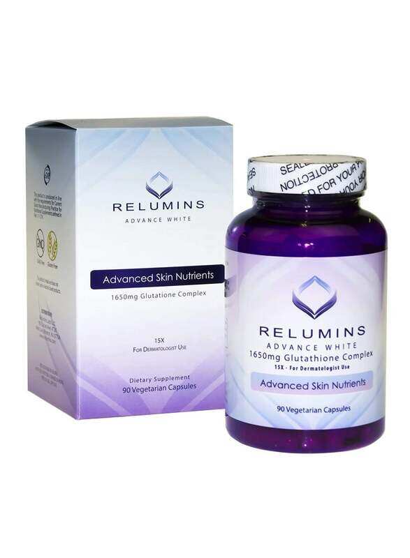 

Relumins Advance White Glutathione Complex, 1650mg, 90 Capsules