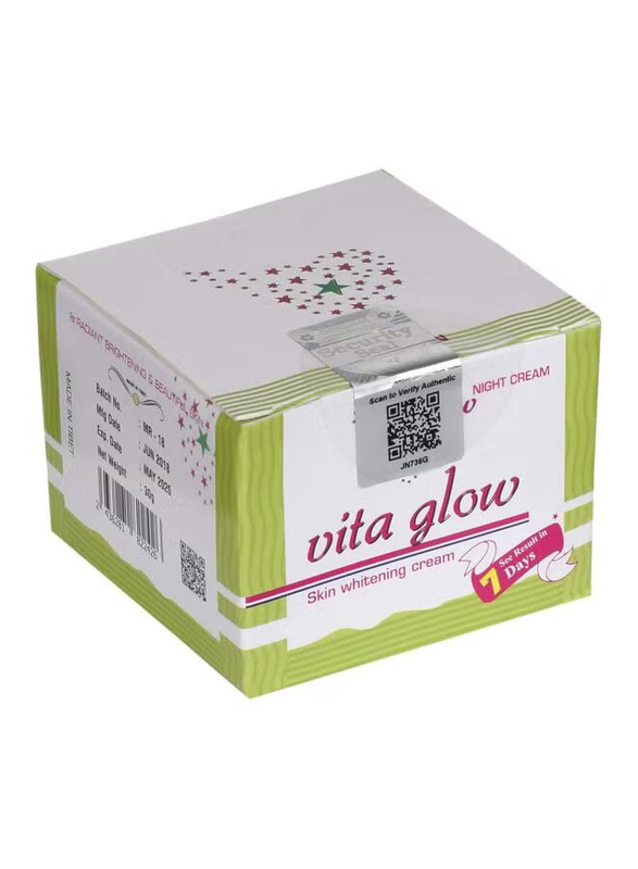 Vita Glow Skin Whitening Night Cream, 30gm