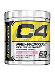 Cellucor C4 Extreme Explosive Energy with Creatine Nitrate Dietary Supplement, 60 Servings, 390gm, Pink Lemonade