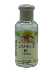 Sunshine Naturals Vitamin E Oil 70,000IU, 75ml