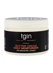 Tgin Butter Cream Daily Moisturizer with Shea Butter + Vitamin E for Curly Hair, 354ml