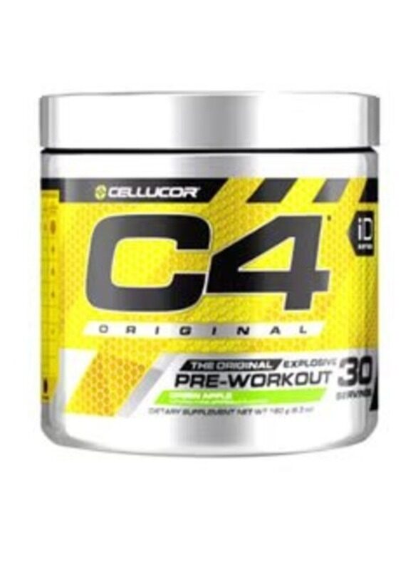 

Cellucor Int C4 Original Pre Workout, 180gm, Green Apple