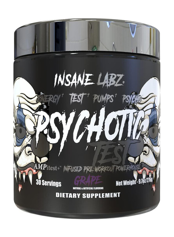 

Insane Labz Psychotic Test, 30 Servings, Grape